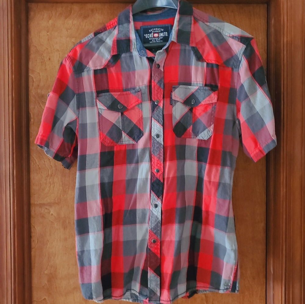 Ecko Flannel shirt short sleeve